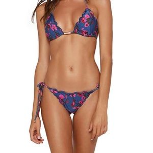 Vix Paula Hermanny Fiore Ripple Tri Top, Brazilian Bottom & Fiore Basic bottom